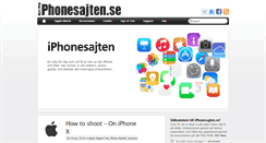 Desktop Screenshot of iphonesajten.se