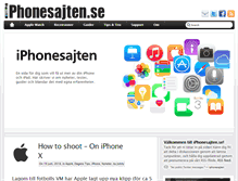 Tablet Screenshot of iphonesajten.se